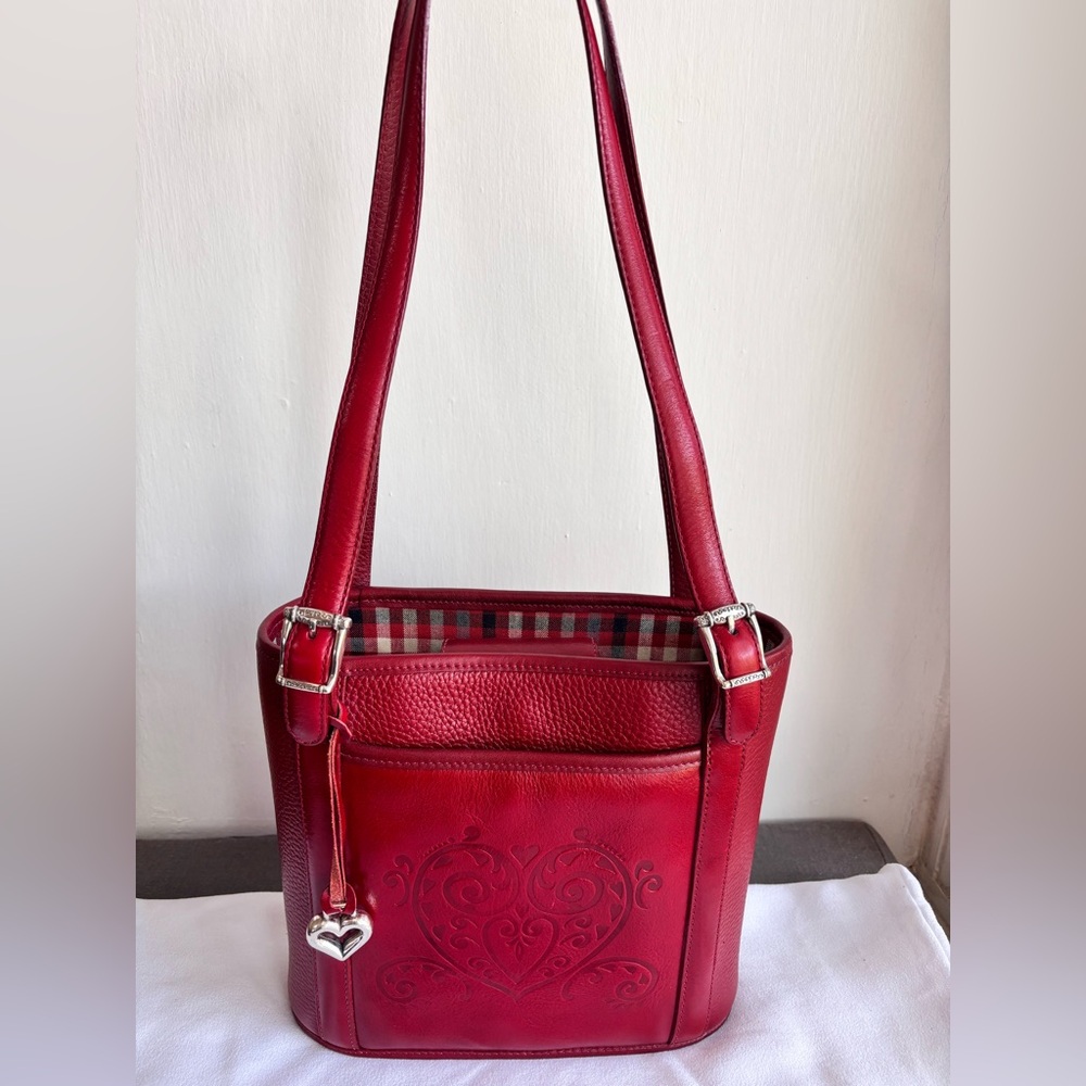 Brighton Heart Desiree Red Tote